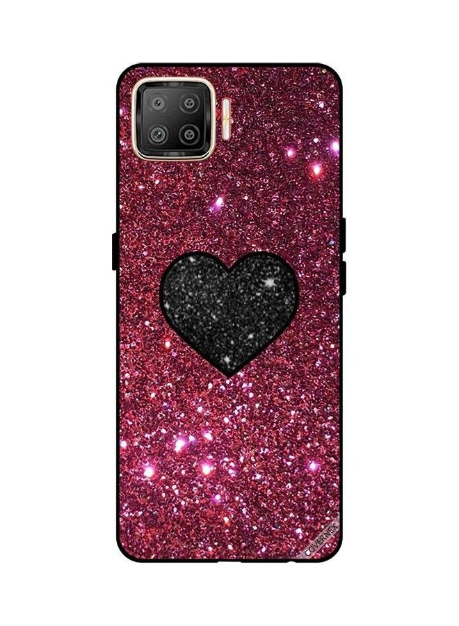 Covernex Protective Case Cover For Oppo F17 Heart In Glitters - Image 1