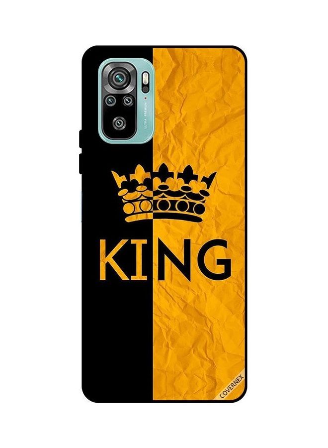 Covernex Protective Case Cover For Xiaomi Redmi Note 10 King Black And Yellow - Image 1