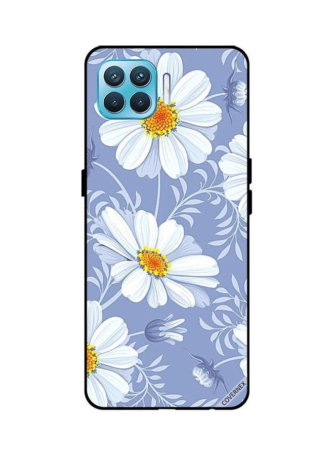 Covernex Protective Case Cover For Oppo F17 Pro Blooming White Flowers - Image 1
