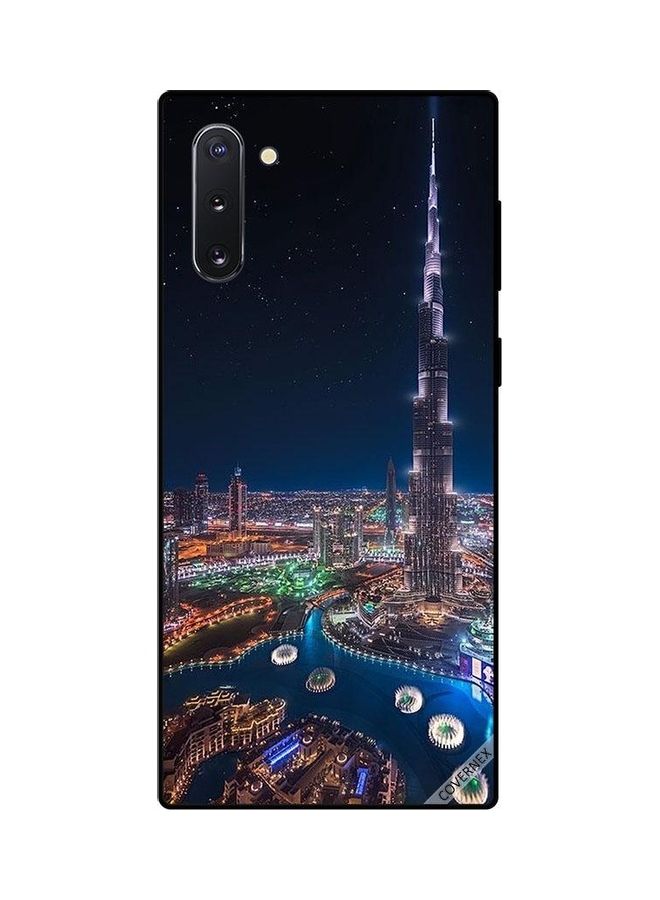 كوفرنيكس غطاء حماية واقٍ بطبعة منظر ليلي لوسط المدينة لهاتف سامسونج جالاكسي نوت 10 متعدد الألوان - Image 1