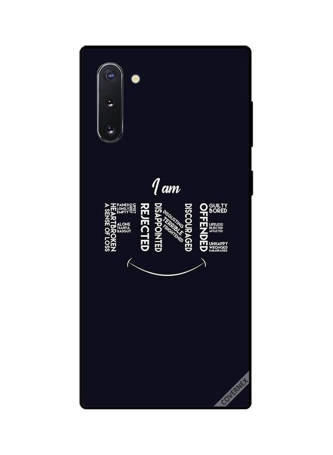Covernex Samsung Galaxy Note 10 Protective Case Cover Printed Featuring I Am Fine Rejected DESIGN_0143 - Image 1