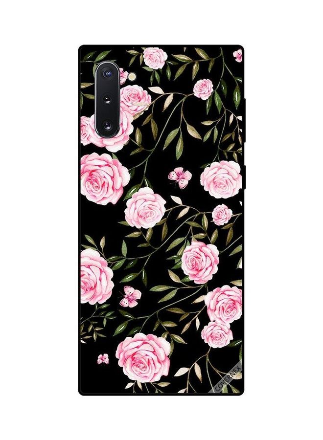 كوفرنيكس غطاء حماية واقٍ بطبعة زهور وردية في حزمة أوراق صغيرة لهاتف سامسونج جالاكسي نوت 10 متعدد الألوان - Image 1