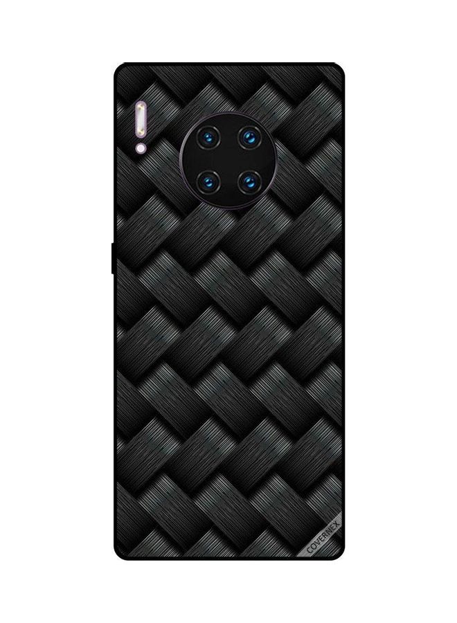 Covernex Protective Case Cover For Huawei Mate 30 Pro Black Stripes Pattern - Image 1