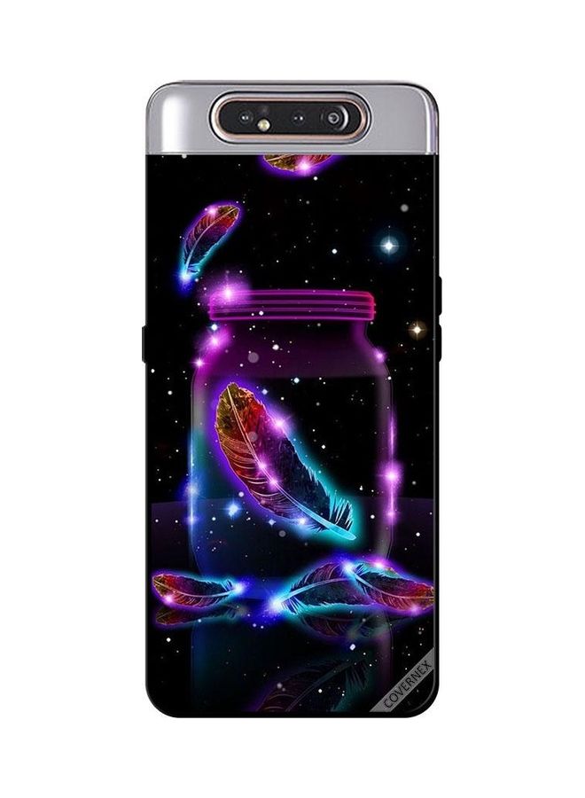 Covernex - Protective Back Cover For Samsung Galaxy A80 Feathers In Jar Feathers In Jar - Image 1