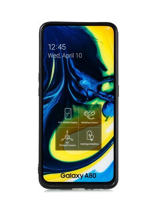 Covernex - Protective Back Cover For Samsung Galaxy A80 Feathers In Jar Feathers In Jar - Image 1