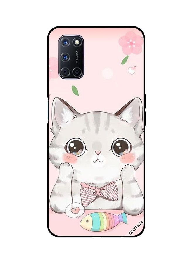 Covernex Cat Fish Design Protective Case Cover For Oppo A52/A72/A92 Multicolour