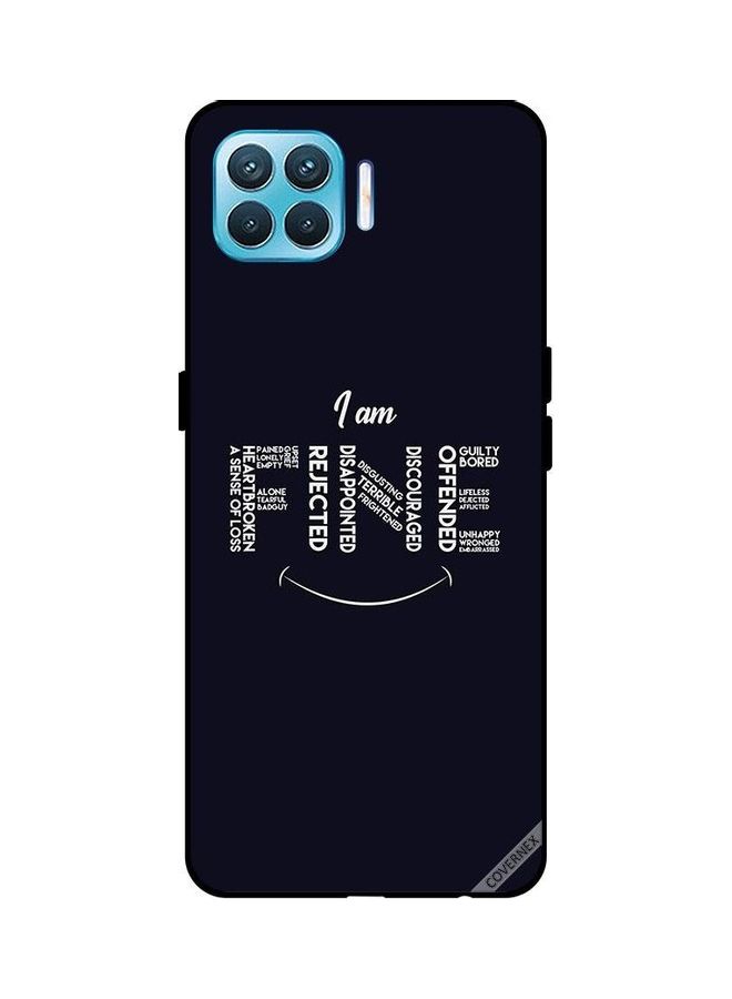 كوفرنيكس غطاء حماية واقٍ لهاتف أوبو F17 برو عبارتي "I Am Fine" و"Rejected" - Image 1