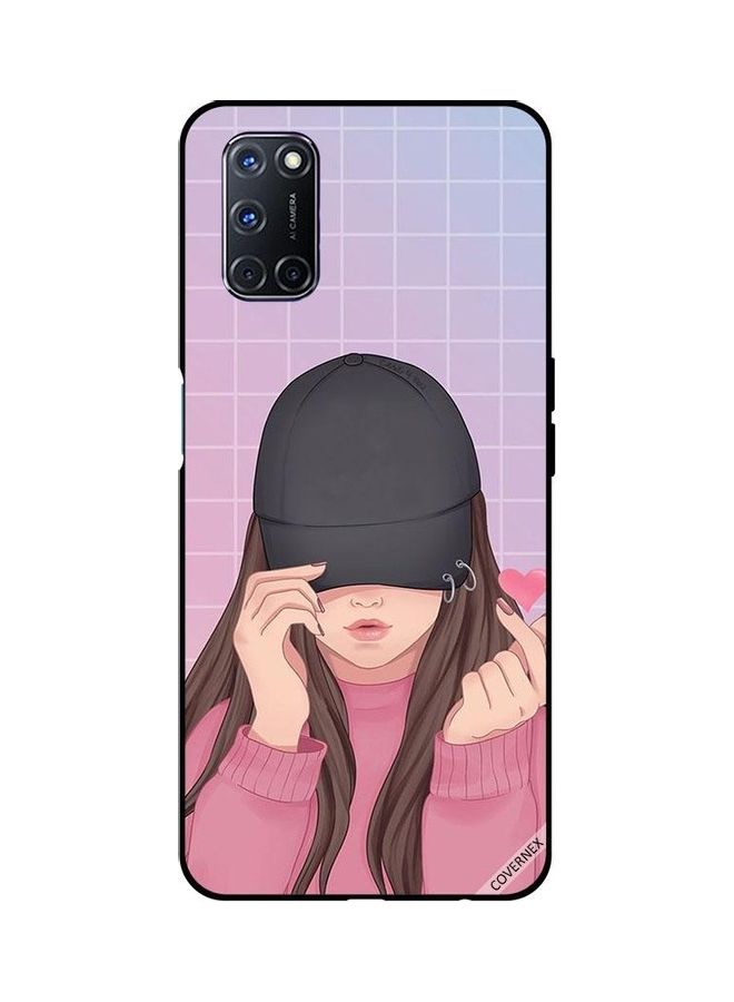 Covernex Protective Case Cover For Oppo A52/A72/A92 Snap Love Black Cap Girl - Image 1