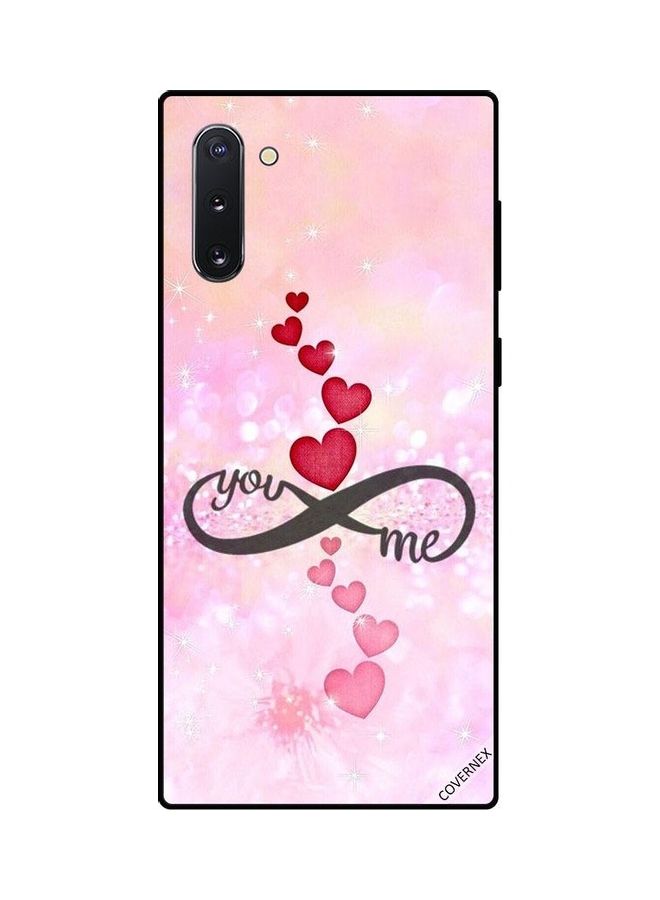 Covernex Red And Pink Hearts You Infinity Me Protective Case Cover For Samsung Galaxy Note 10 Multicolour - Image 1