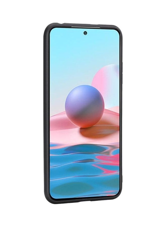 Covernex - Protective Case Cover For Xiaomi Redmi Note 10 Pro Black Glass Stylish Cute Girl - Image 1