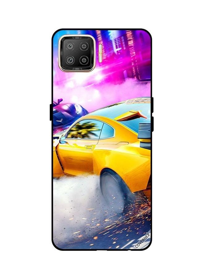 Covernex Protective Case Cover For Oppo F17 Yellow Car - Image 1