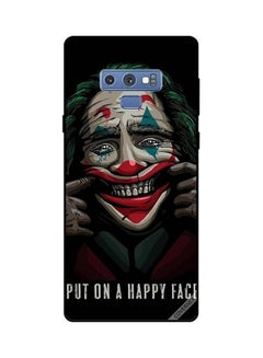 غطاء حماية بطبعة عبارة "Put On A Happy Face" لهاتف سامسونج جالاكسي نوت 9 متعدد الألوان