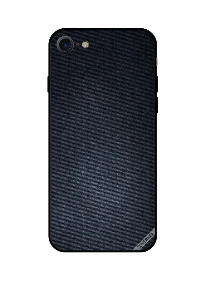 كوفرنيكس غطاء حماية واقٍ لهاتف أبل آيفون SE إصدار 2020 نمط جينز أسود - Image 1