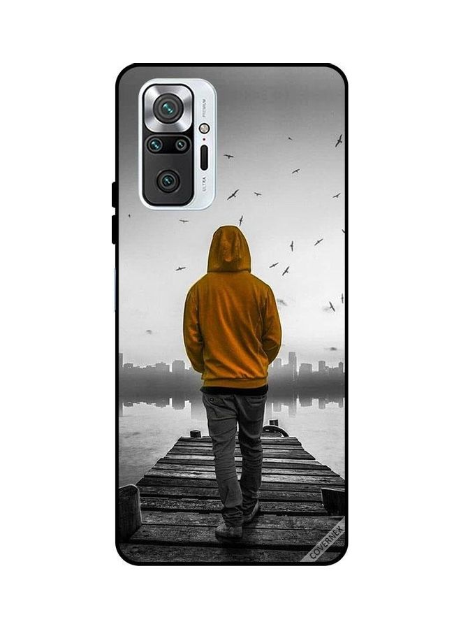 كوفرنيكس غطاء حماية لهاتف شاومي ريدمي نوت 10 برو طبعة صبي حزين يمشي - Image 1