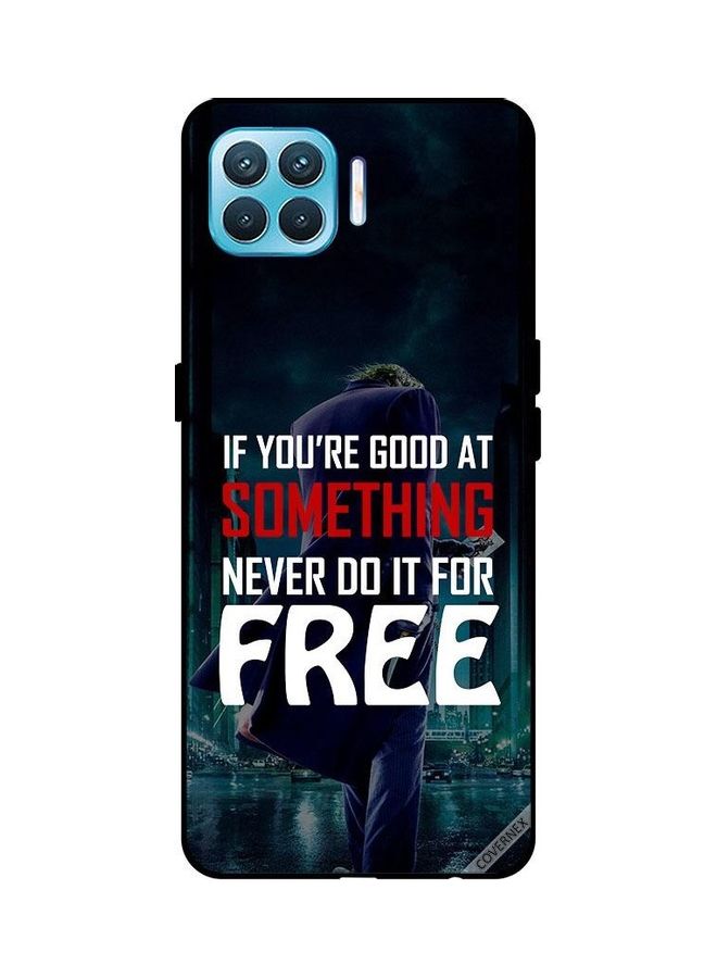 كوفرنيكس غطاء حماية واقٍ لهاتف أوبو F17 برو عبارة "If You Are Good At Something" - Image 1