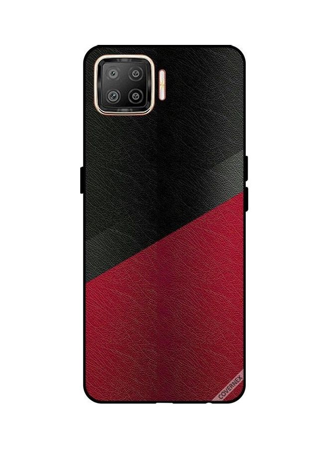 Covernex Protective Case Cover For Oppo F17 Leather Pattern - Image 1