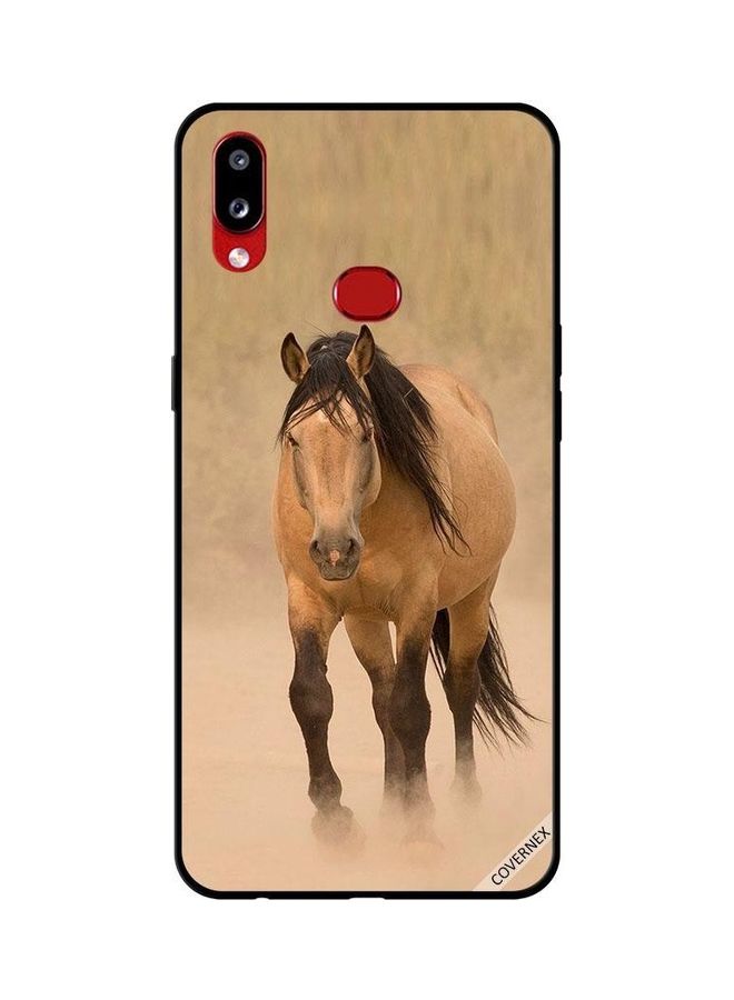 كوفرنيكس غطاء حماية واقٍ لهاتف سامسونج جالاكسي A10S حصان سباق بني - Image 1