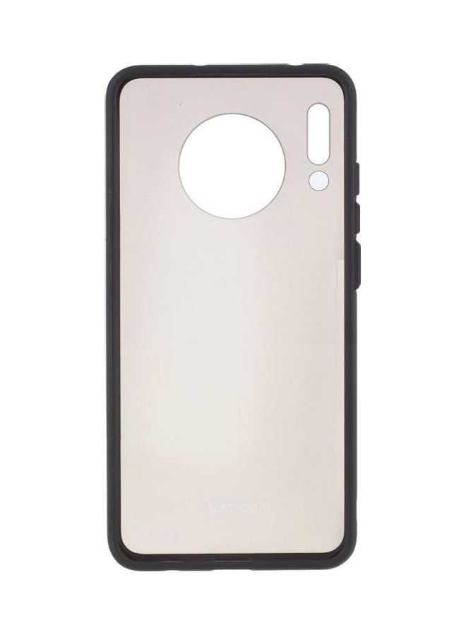 Covernex - Protective Case Cover For Huawei Mate 30 Pro Brown Hat Girl And Eiffel Tower - Image 1