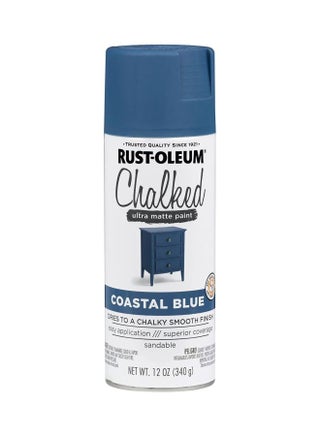 Rust-Oleum 302598 Series Chalked Ultra Matte Spray Paint, 12 Ounce (Pack of 1) Coastal Blue - v1623544687/N19513980A_1