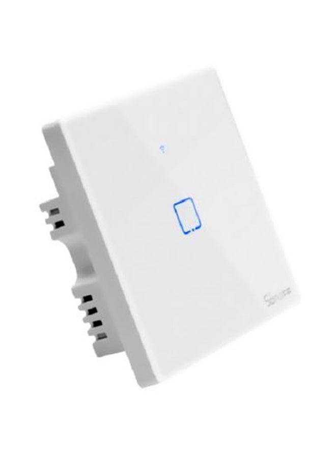SONOFF T2UK1C-TX UK Plug 1-Gang Way WiFi Smart Touch Light Switch  Compatible with Amazon Alexa and Google Assistant White 86x86x35mm - Image 3