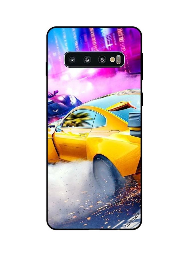 Covernex Protective Case Cover For Samsung Galaxy S10 Yellow Car - Image 1