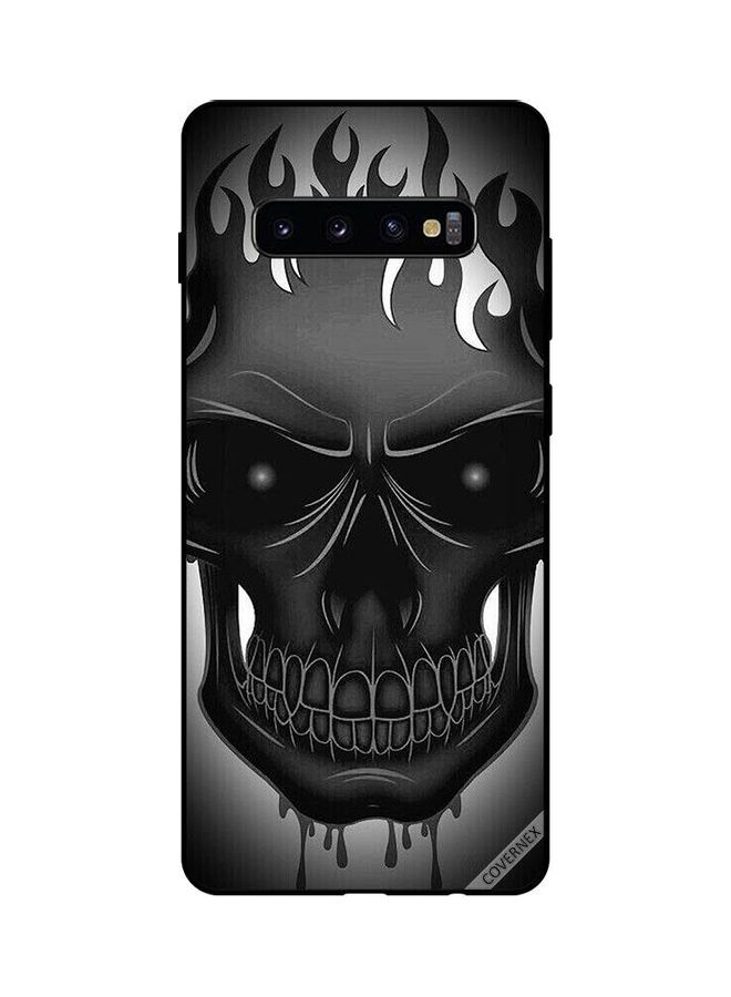 كوفرنيكس غطاء حماية واقِ لهاتف سامسونج جالاكسي S10 بلس أسود/ أبيض