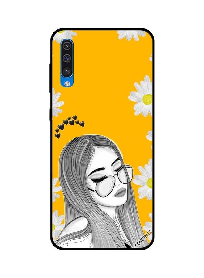 كوفرنيكس غطاء حماية واقِ لموبايل سامسونج جالاكسي A50 أصفر\أبيض\رمادي - Image 1