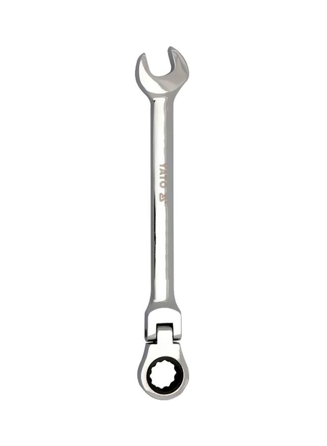 Yato Flexible Combination Ratchet Wrench 16mm W/Plastic Hanger YT-1682 Silver 16mm - Image 1