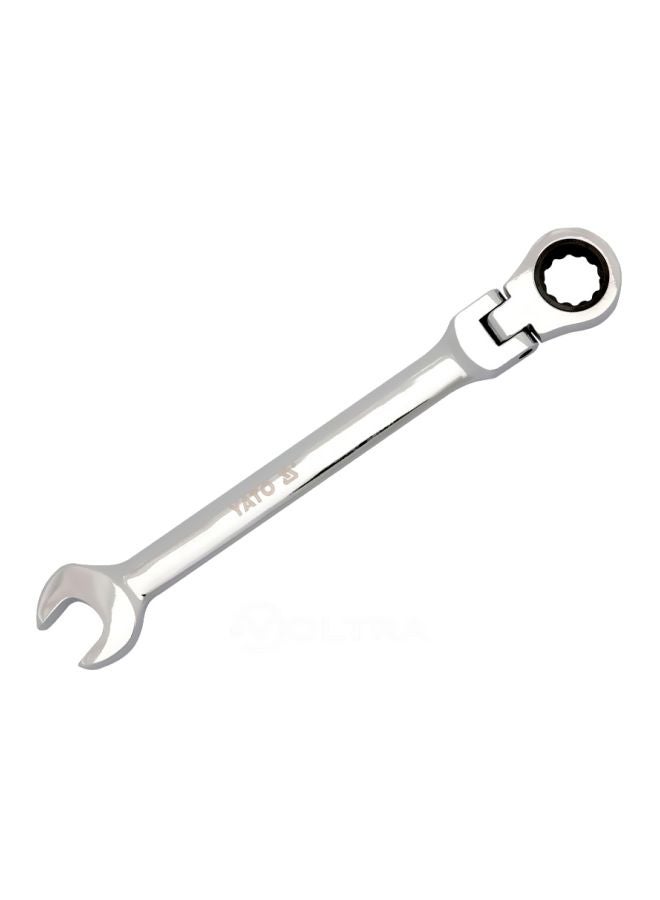 Yato Flexible Combination Ratchet Wrench 16mm W/Plastic Hanger YT-1682 Silver 16mm - Image 3