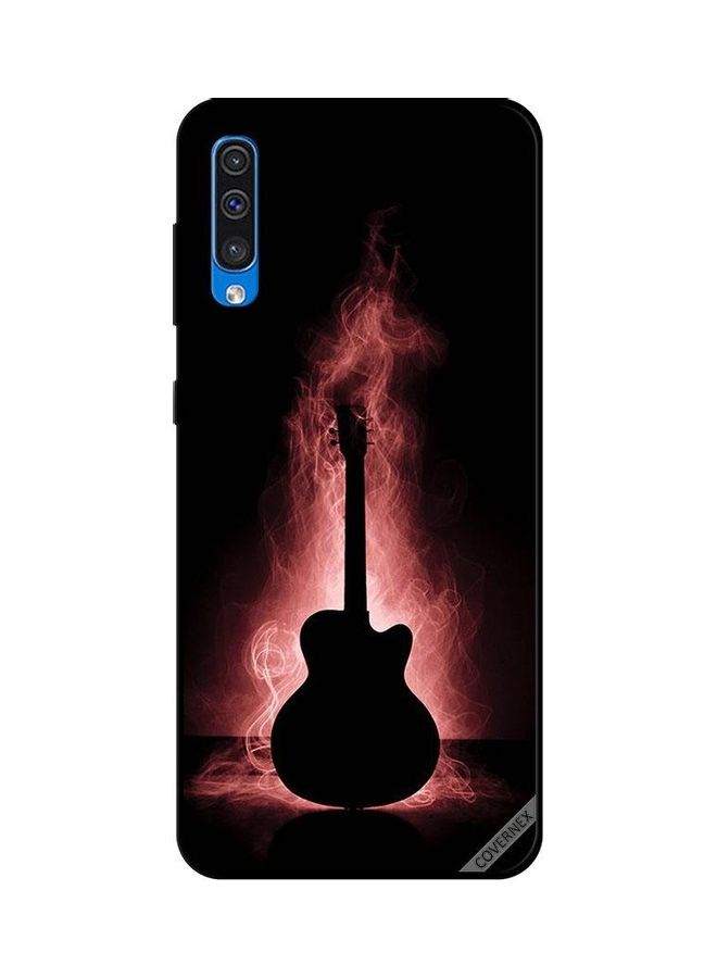 كوفرنيكس غطاء حماية واقِ لموبايل سامسونج جالاكسي A50 أسود/أحمر - Image 1