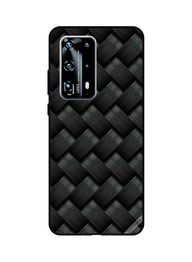 Covernex Protective Case Cover For Huawei P40 Pro+ Black Stripes Pattern - Image 1