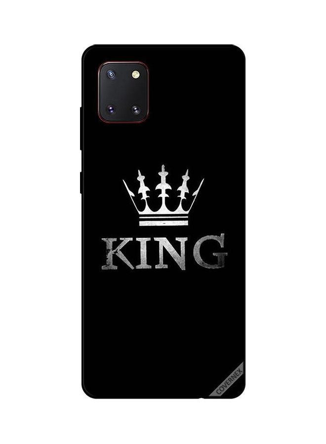Covernex Samsung Galaxy Note 10 Lite Protective Case Cover Printed Featuring King DESIGN_0159 - Image 1