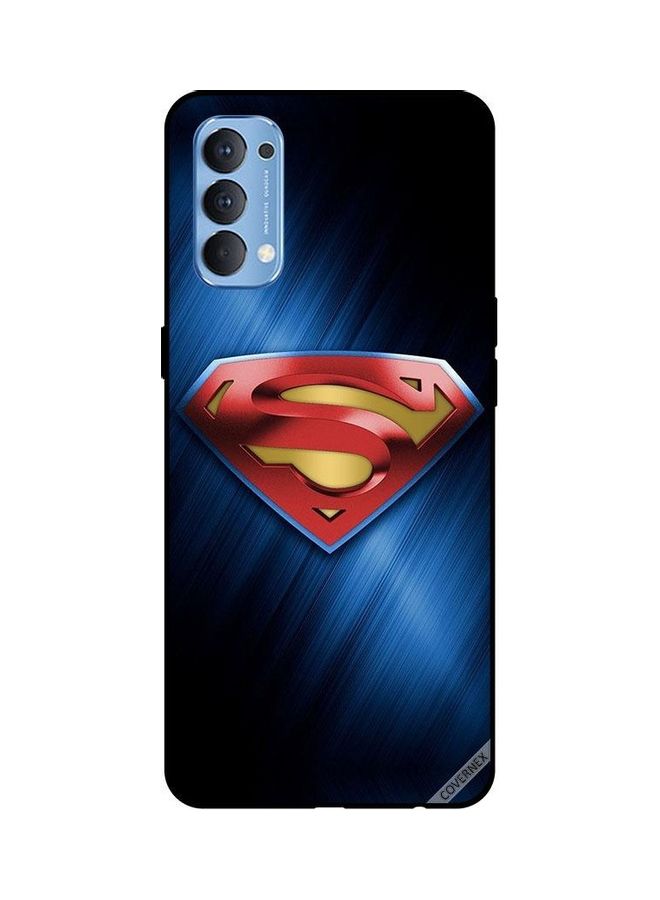 Covernex Protective Case Cover For Oppo Reno4 Superman Logo - Image 1