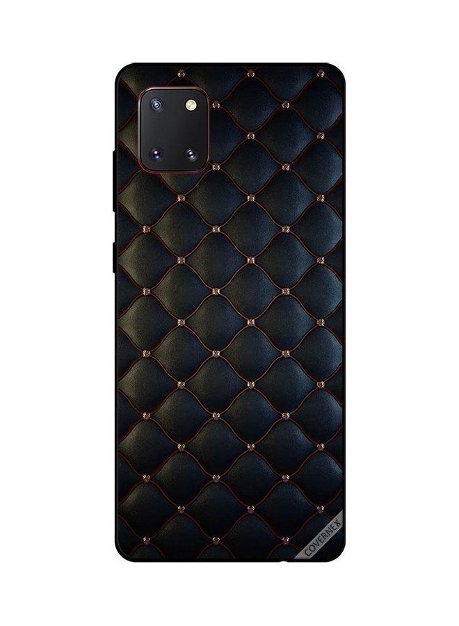 Covernex Protective Case Cover For Samsung Galaxy Note 10 Lite Stappers On Black Cloth Pattern - Image 1