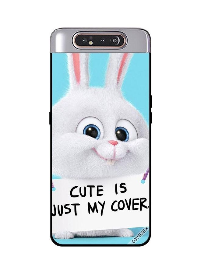 Covernex Samsung Galaxy A80 Protective Case Cover Printed Featuring Cute Is Just My Cover DESIGN_0073 - Image 1