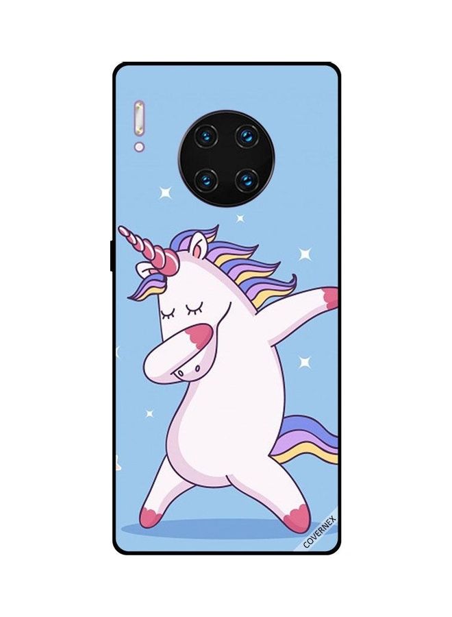 Covernex Protective Case Cover For Huawei Mate 30 Pro Unicorn Dab Blue - Image 1