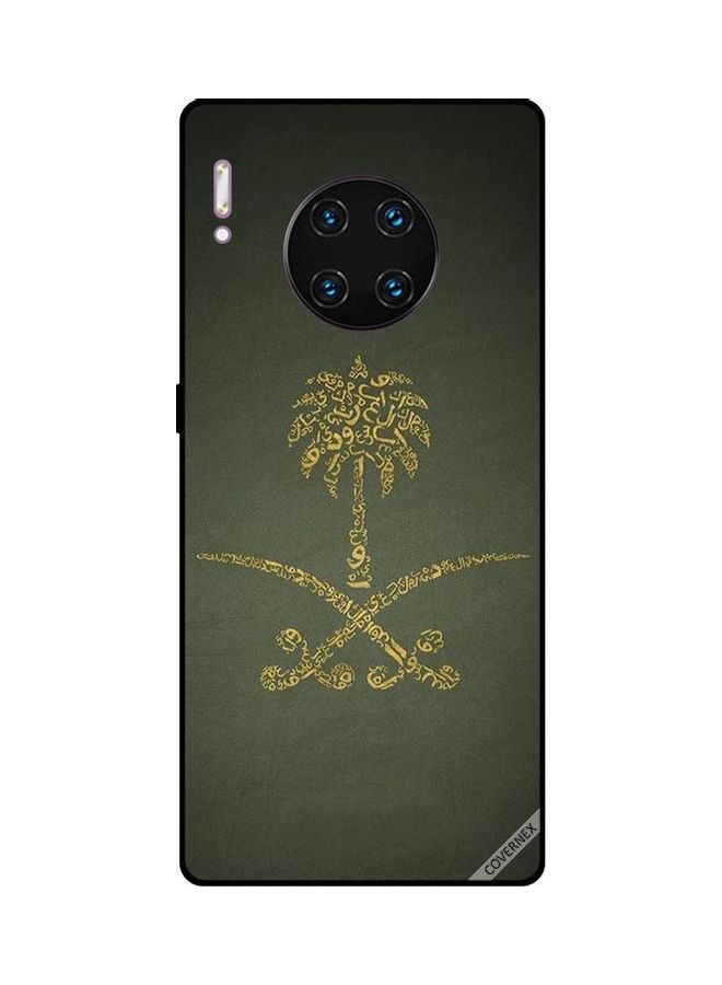 Covernex Huawei Mate 30 Pro Protective Case Cover Printed Featuring Ksa National Sign Vintage DESIGN_0162 - Image 1