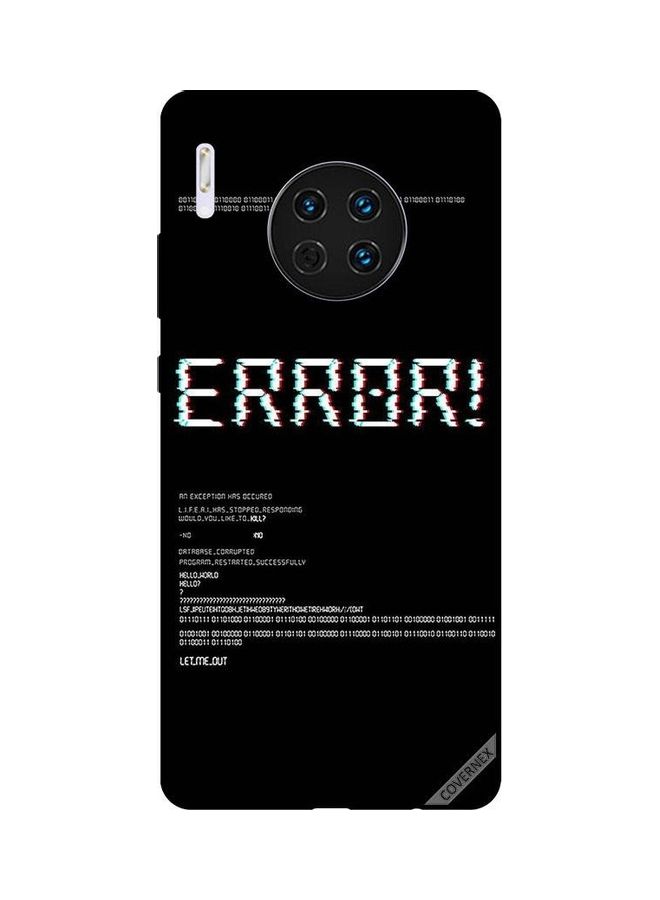 كوفرنيكس غطاء حماية واقٍ لهاتف هواوي ميت 30 نمط مطبوع بكلمة Error - Image 1