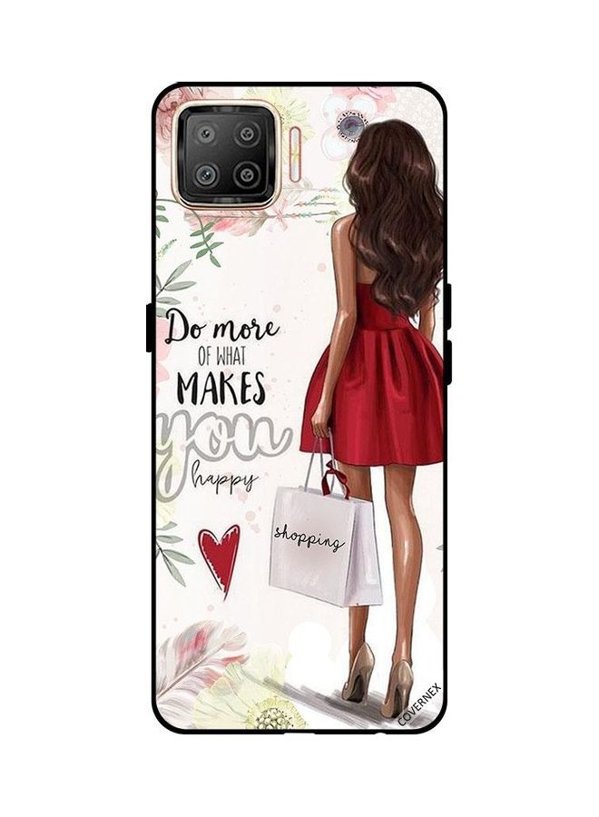 Covernex Protective Case Cover For Oppo F17 Shopping Makes Me Happy - Image 1