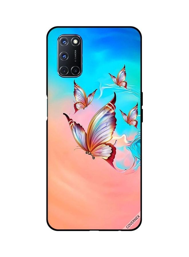 Covernex Butterflies Flying Over Paint Color Protective Case Cover For OPPO A52/A72/A92 Multicolour