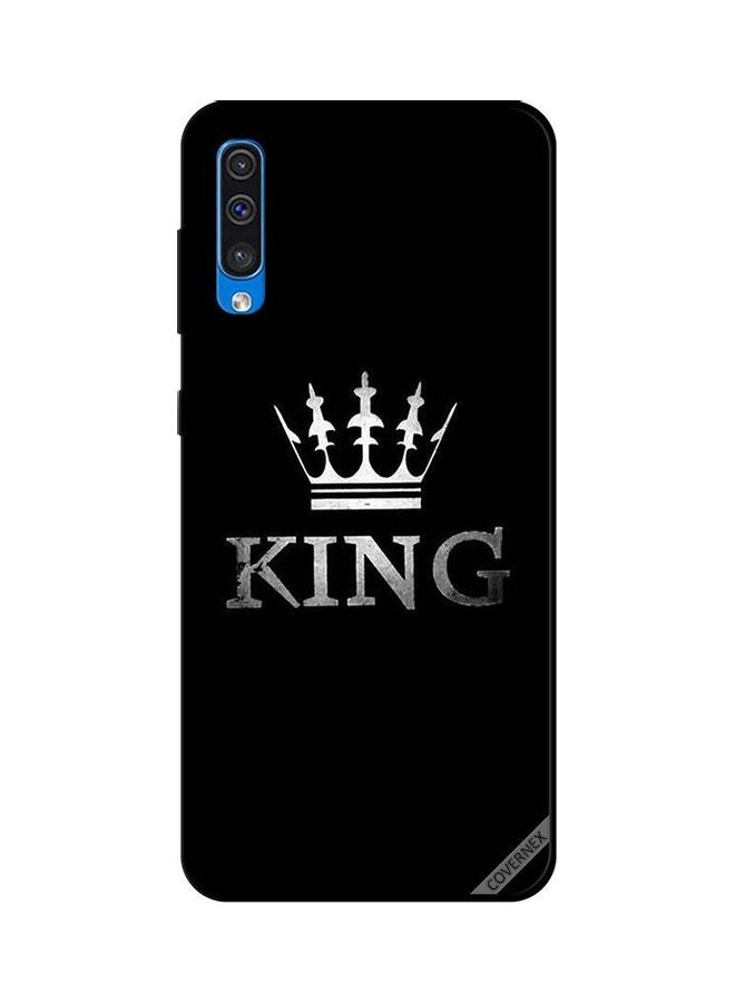 كوفرنيكس غطاء حماية واقِ لموبايل سامسونج جالاكسي A50 أسود/ أبيض - Image 1