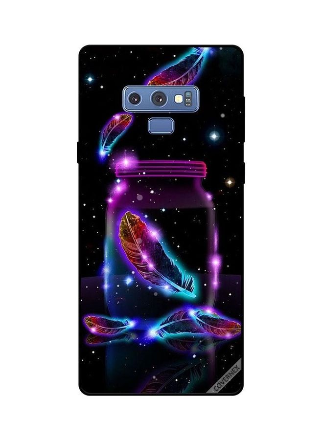 Covernex Samsung Galaxy Note 9 Protective Case Cover Printed Featuring Feathers In Jar DESIGN_0105 - Image 1