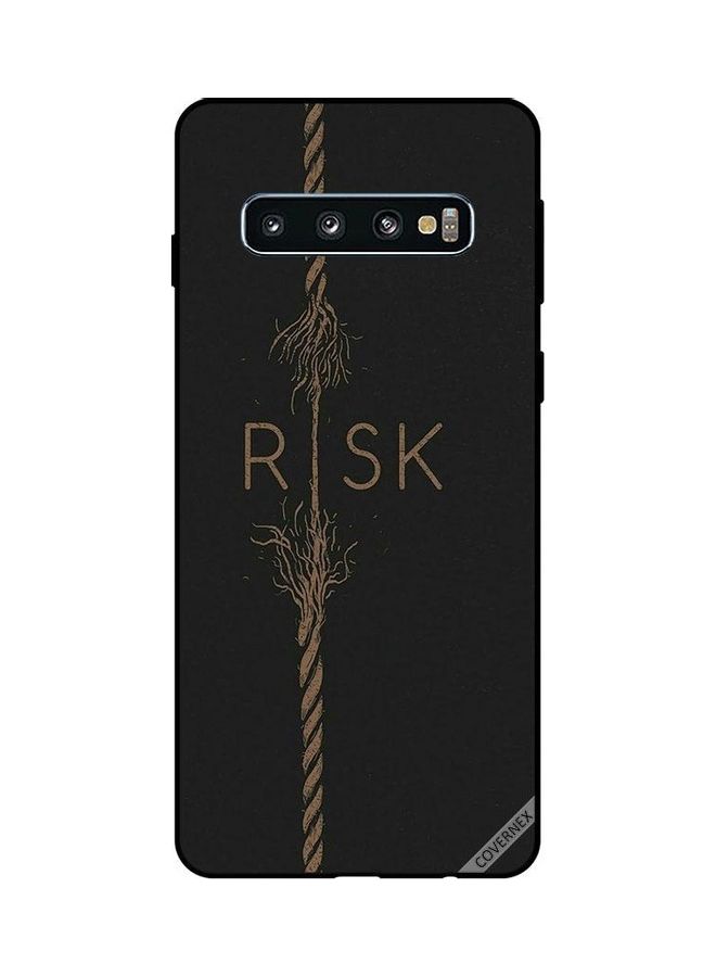 كوفرنيكس غطاء حماية واقِ لهاتف سامسونج جالاكسي S10 أسود/ أبيض - Image 1