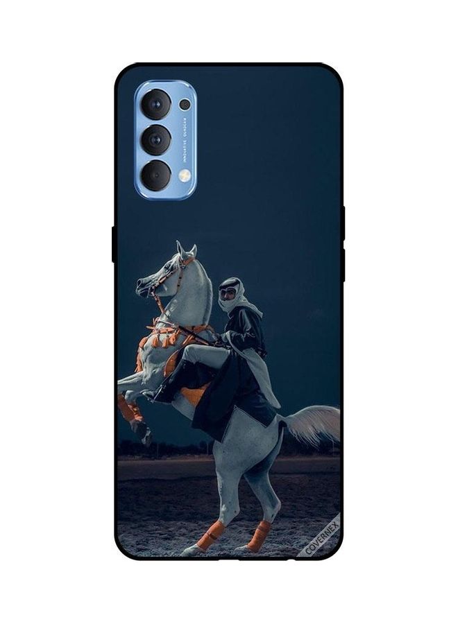Covernex Protective Case Cover For Oppo Reno 4 4G Young Man On Horse - Image 1