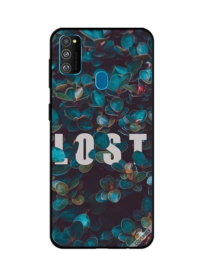 Covernex Samsung Galaxy M30s Protective Case Cover Printed Featuring Lost In Leaves DESIGN_0176 - Image 1