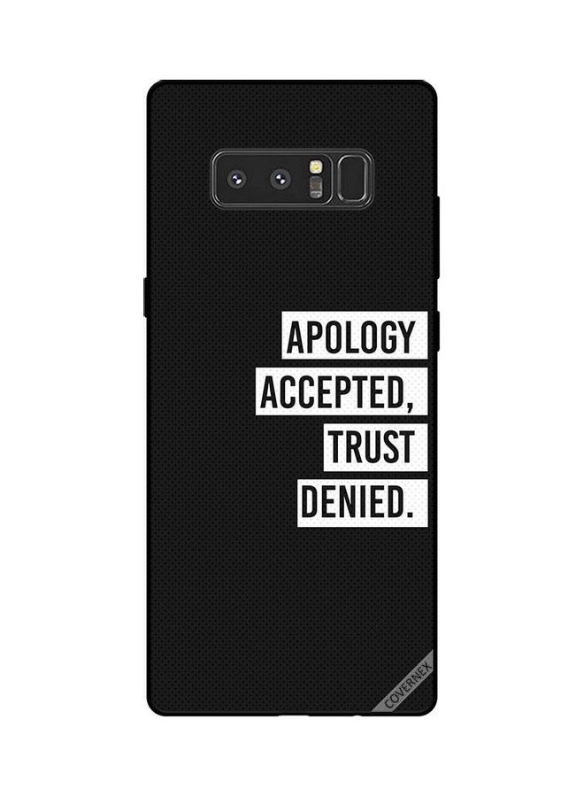 كوفرنيكس غطاء حماية لهاتف سامسونج جالاكسي نوت 8 أسود/ أبيض - Image 1