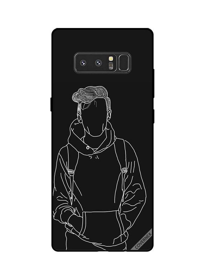 Covernex Protective Case Cover for Samsung Galaxy Note 8 Black/White - Image 1