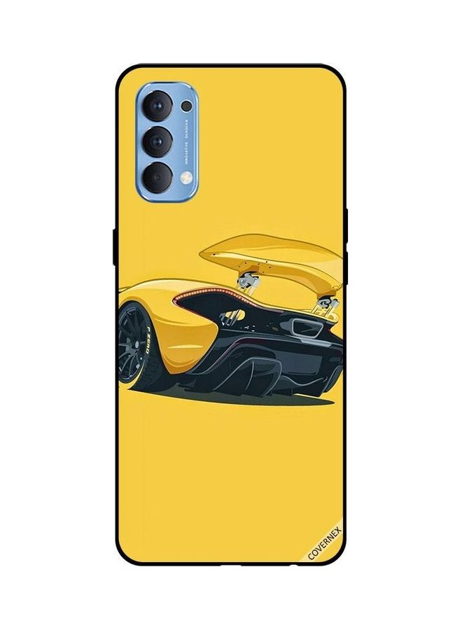 كوفرنيكس غطاء حماية لهاتف أوبو رينو 4 4G بي زيرو أصفر  - Image 1