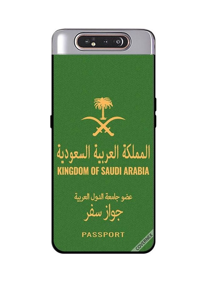 Covernex Samsung Galaxy A80 Protective Case Cover Printed Featuring Ksa Passport DESIGN_0163 - Image 1