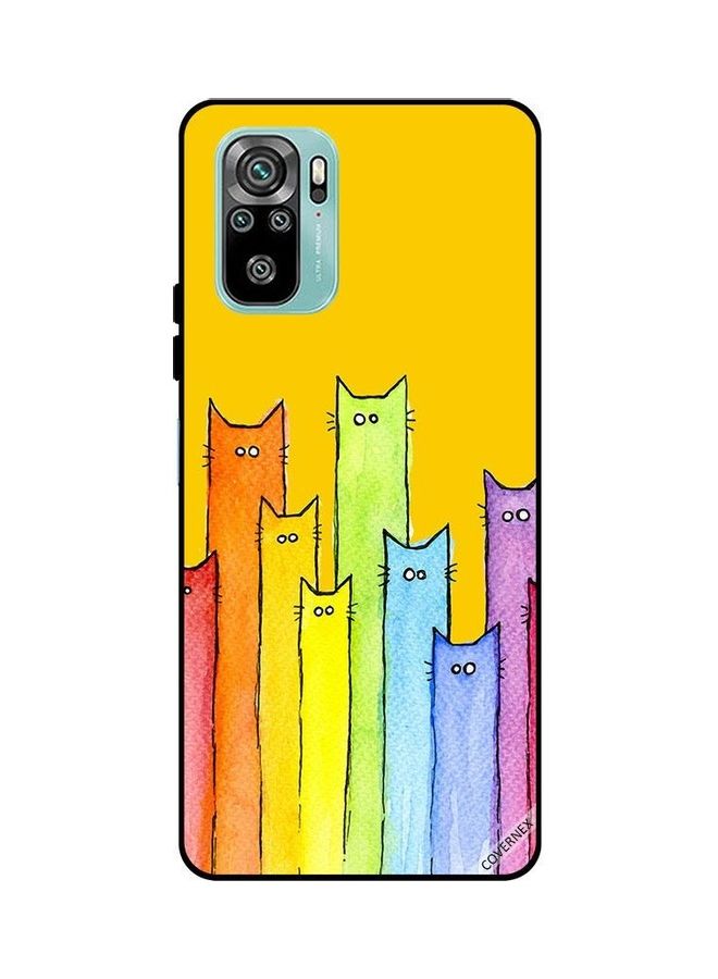 Covernex Protective Case Cover For Xiaomi Redmi Note 10 Cat Puppet Art - Image 1